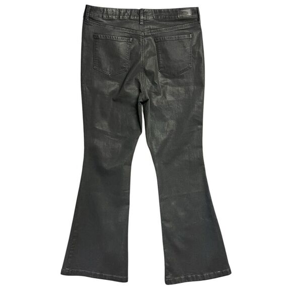 Scoop Pants Black NEW‎ High Rise Flare Leg Opening Women Size 16 - Picture 6 of 16